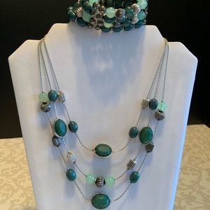 3-pc teal set